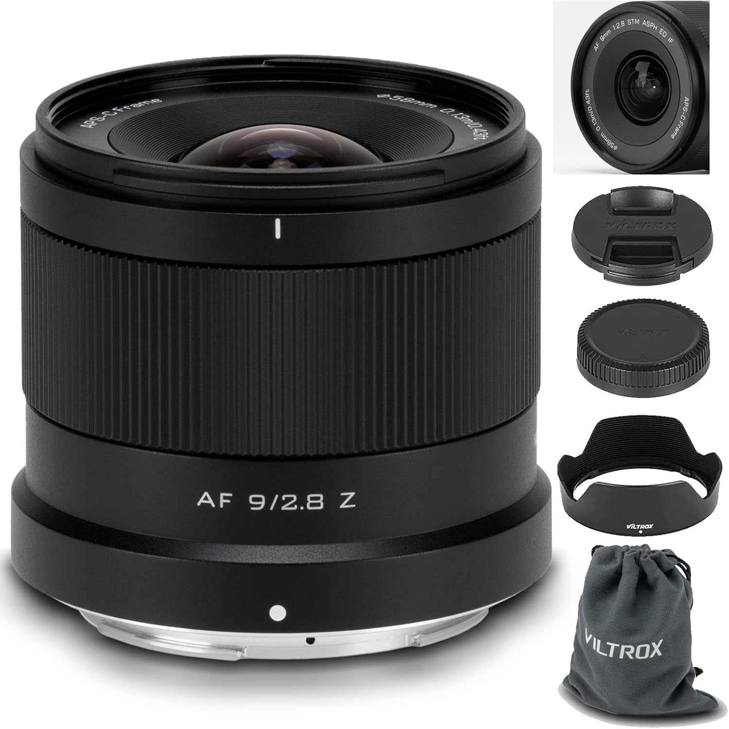 VILTROX 9mm F2.8 Z-Mount Lens for Nikon Z-Mount Cameras