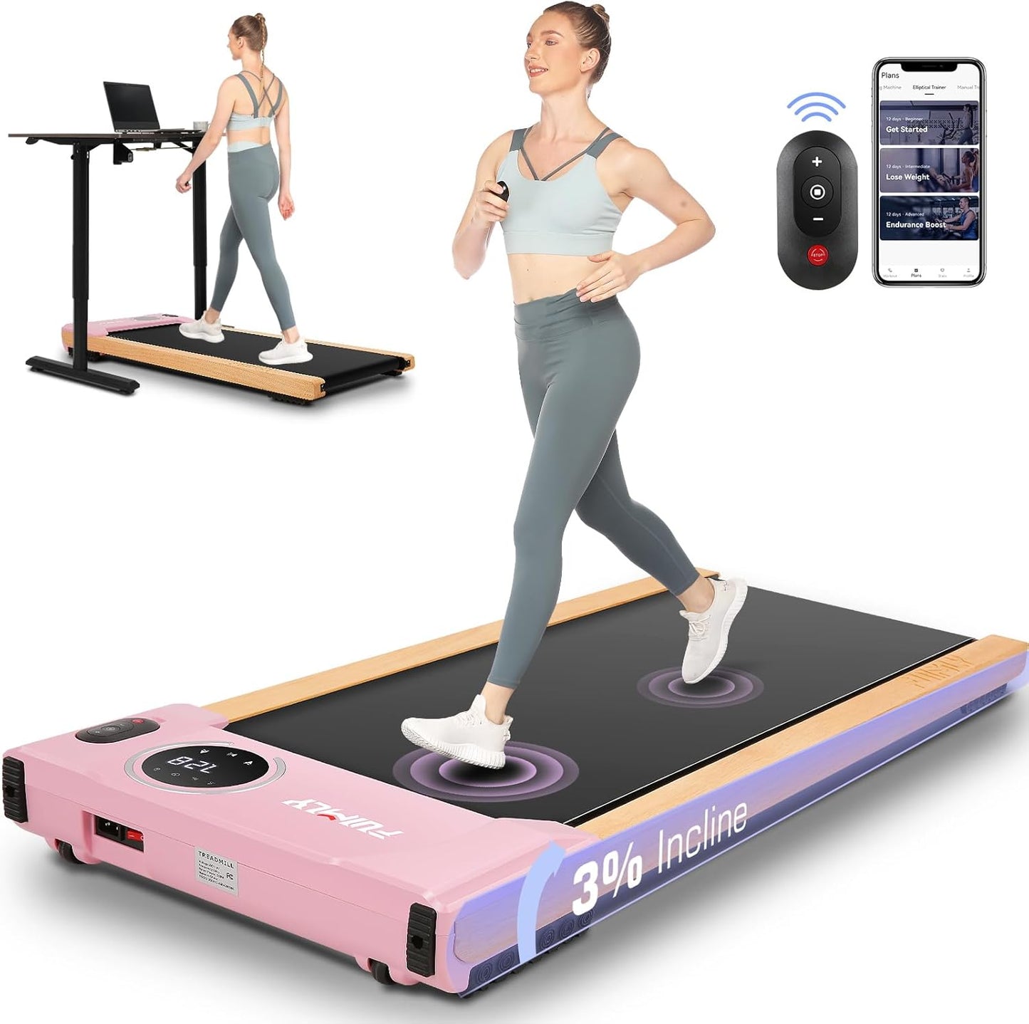 FUNMILY Incline Walking Pad: Smart | Portable
