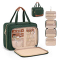 Toiletry Bag for Women with Jewelry Compartment - Hanging Travel