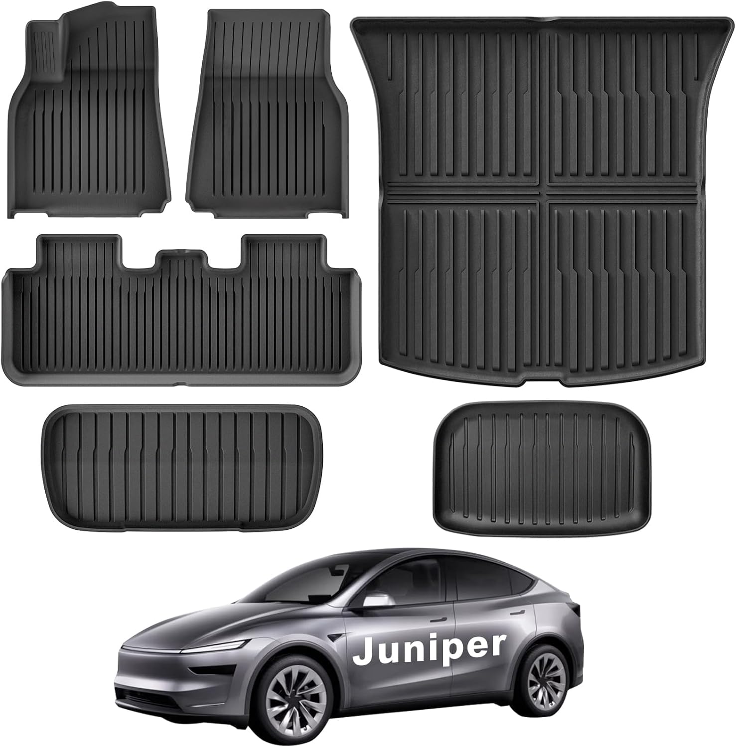 Perfect Fit 2025 2026 Tesla Model Y Juniper Floor Mats Set