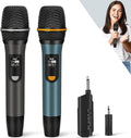 Wireless Microphones UHF Rechargeable Cordless Dynamic Mic System