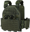 BOMTURN Tactical Vest for Men Quick Release Laser-Cutting Modular Vest