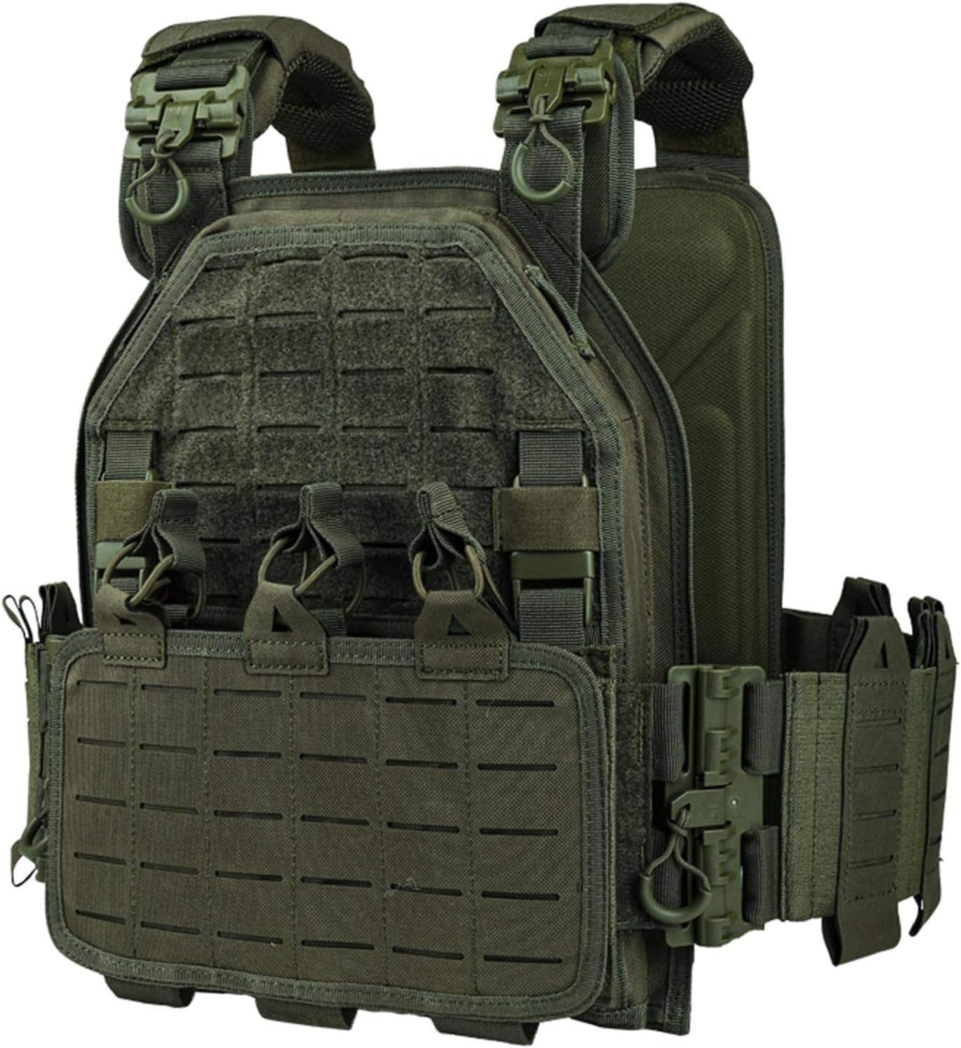 BOMTURN Tactical Vest for Men with Quick Release System and Comfort