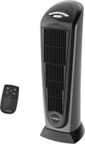 Lasko 1500W Ceramic Tower Space Heater with Remote - Quiet, Widespread