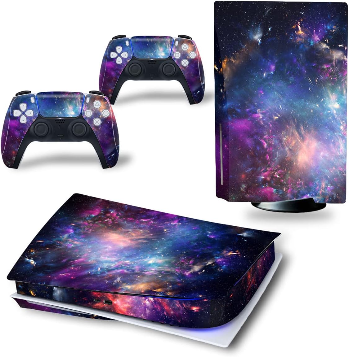 PS5 Purple Universe Skin Set by TAIFOND