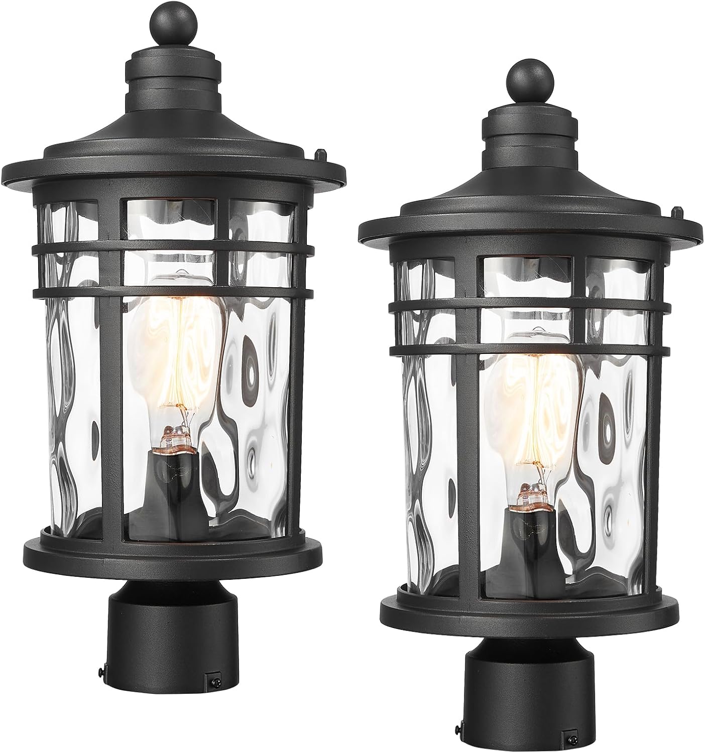 Darkaway Large Outdoor Post Lights for Charming Patio Lighting