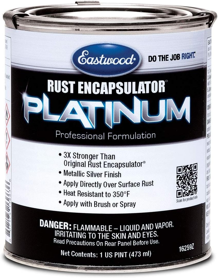 Eastwood Rust Encapsulator Platinum Pint for Ultimate Rust Protection