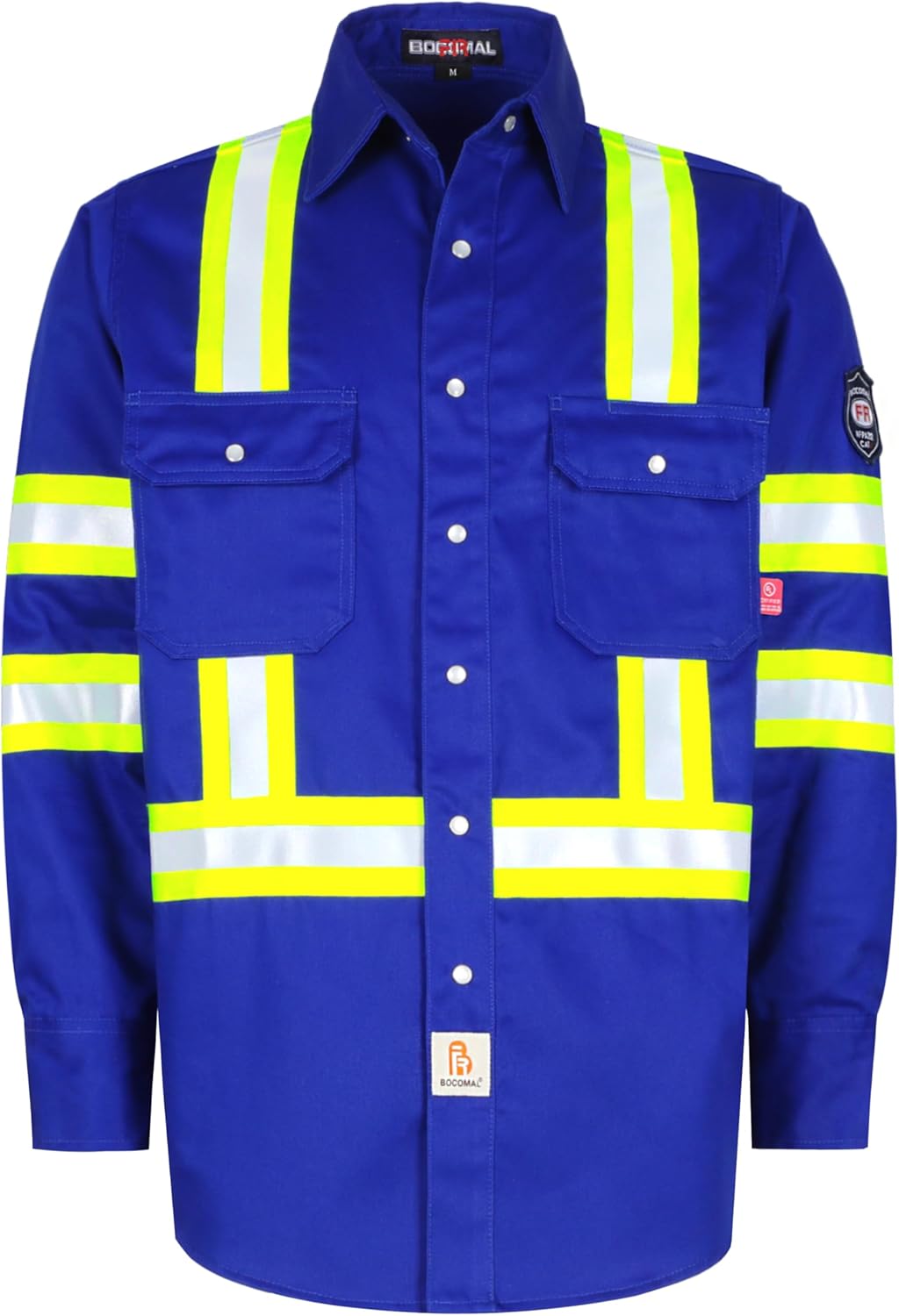 High Visibility Flame Resistant Shirt for Industrial Safety