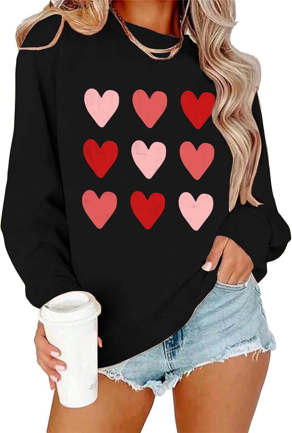 Love Heart Valentine Sweater: Cozy & Chic!