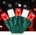 Slow Twinkling Christmas Light 100 LEDs 35 ft - Soft Red & White