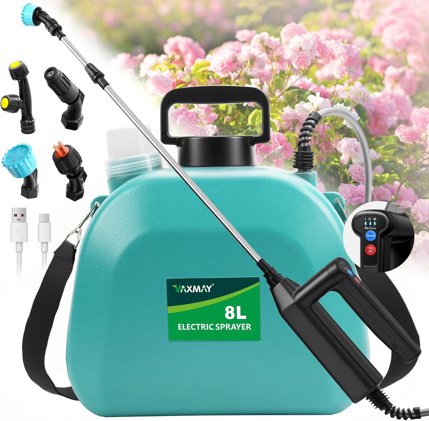 Battery Powered Sprayer 2 Gallon for Efficient Lawn Care