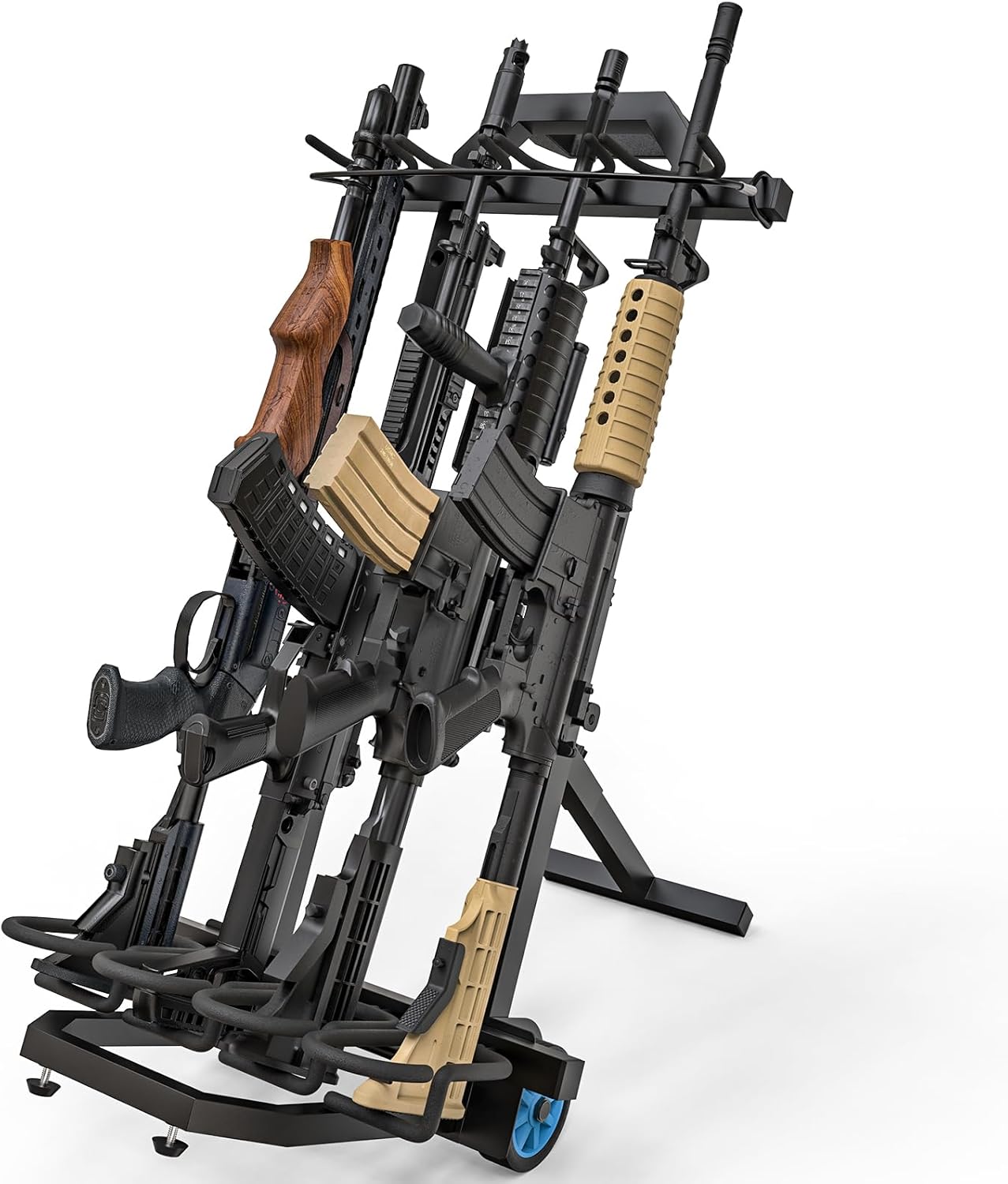 Portable Folding Rifle Rack Stand for Shooting & Hunting Range