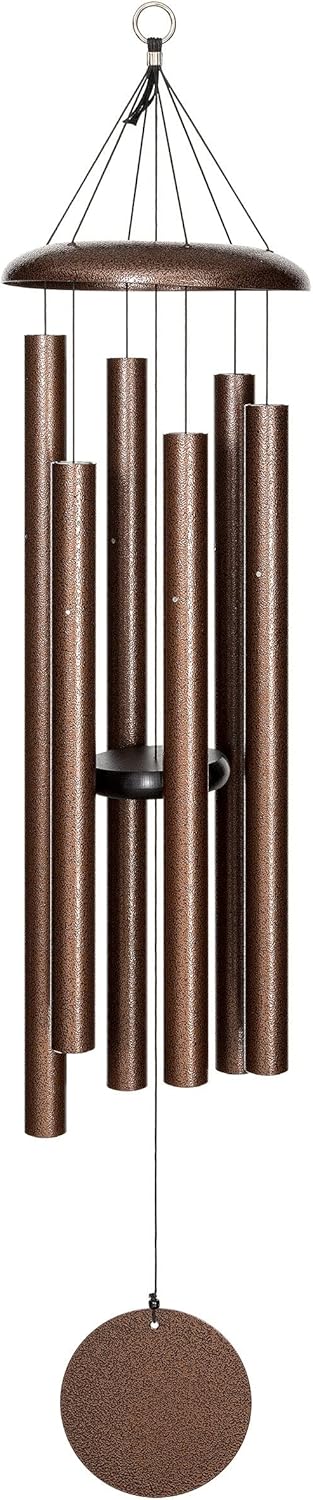 Corinthian Bells 44 inch Copper Vein Wind Chime for Outdoor Decor