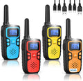 Walkie Talkies for Kids Rechargeable Long Range 4-Pack - Team Gift