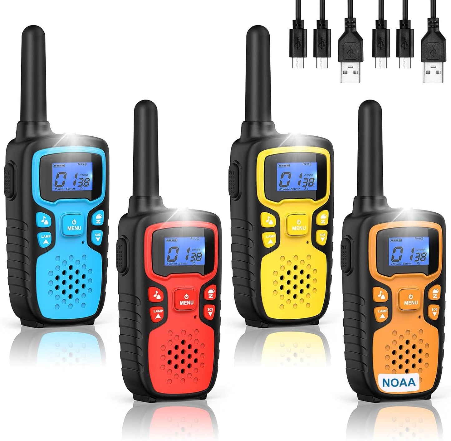 Wishouse Walkie Talkies for Kids Rechargeable Long Range Fun