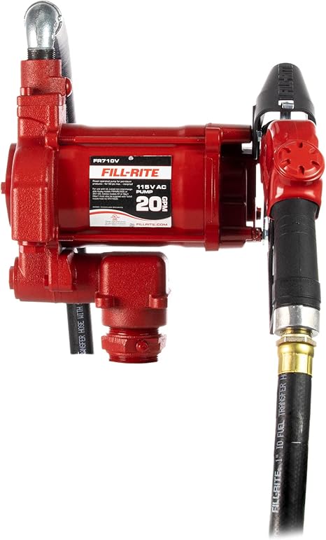 Fill-Rite FR710VB 115V Fuel Transfer Pump with Automatic Nozzle