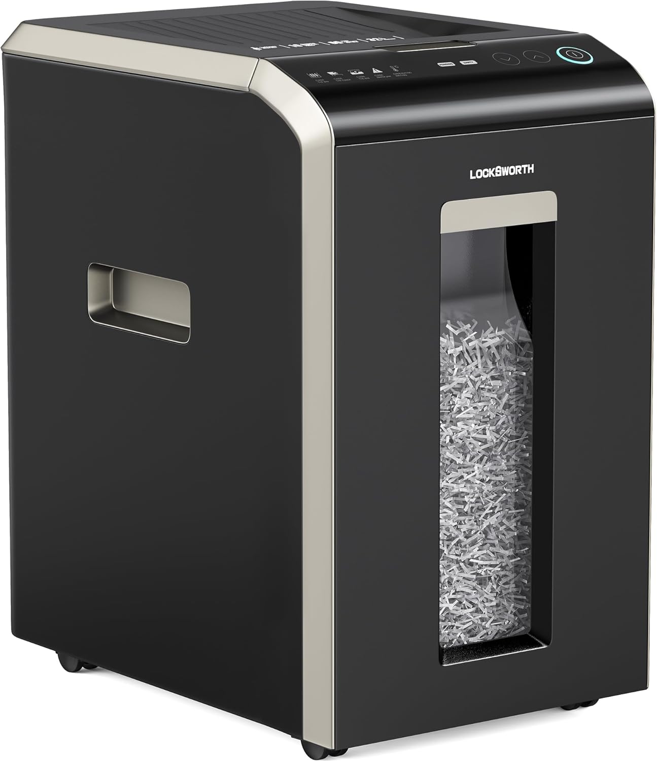 Locksworth Micro-Cut Paper Shredder: P-5 High Security!