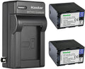 8700mAh 2-Pack Battery and AC Charger for JVC Cameras - Long Run