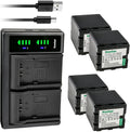Kastar 4-Pack VW-VBN260 Battery and LTD2 USB Charger - Reliable Spare