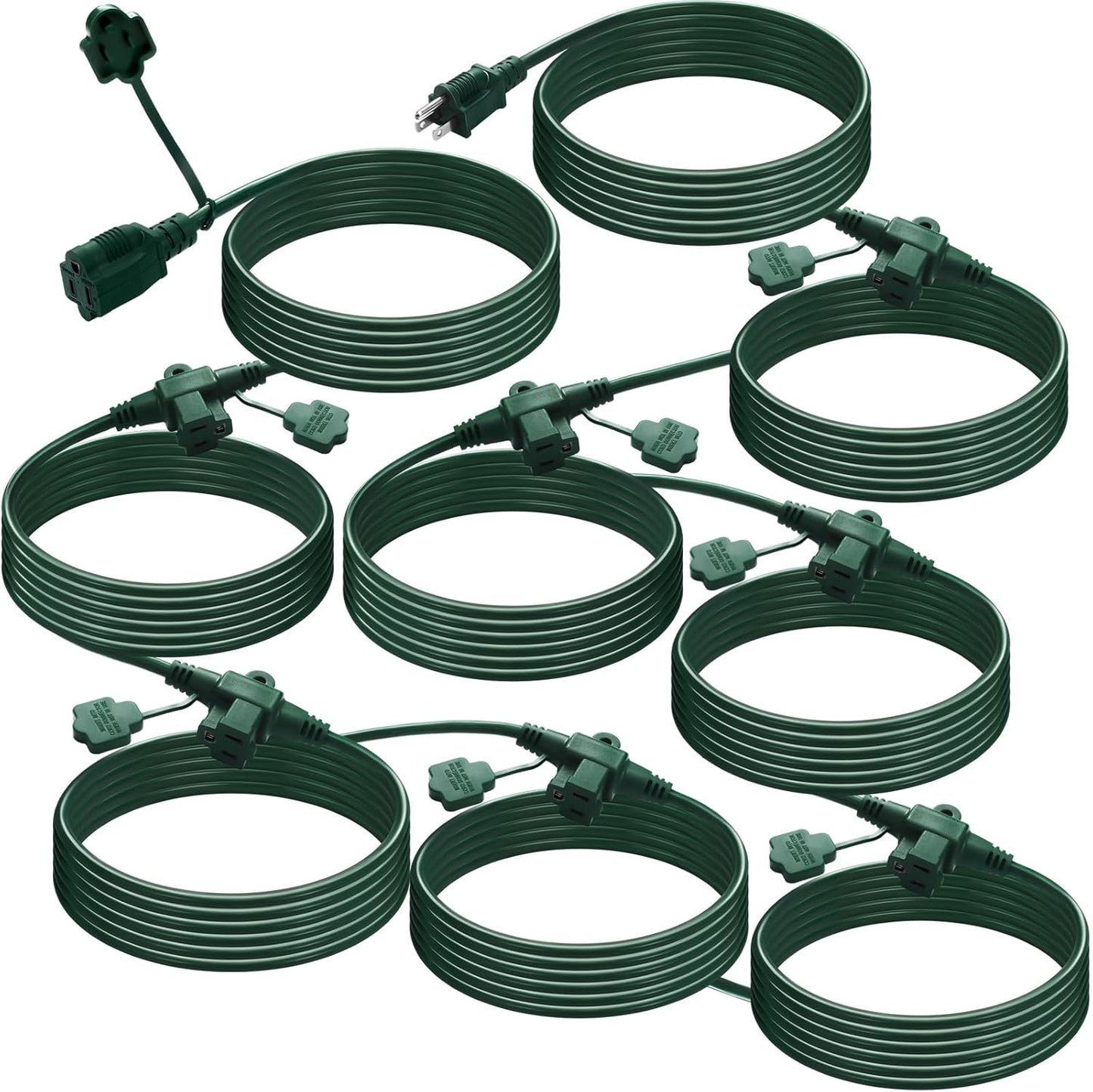 Kanayu 75 ft Outdoor Extension Cord for Holiday Lighting Needs
