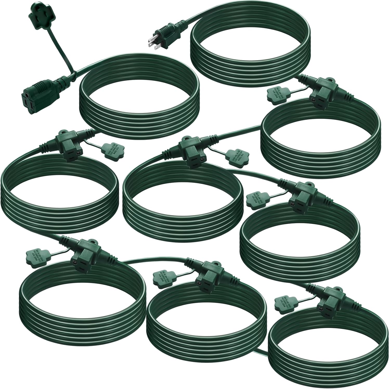 Kanayu 75 ft Outdoor Extension Cord for Holiday Lighting Needs