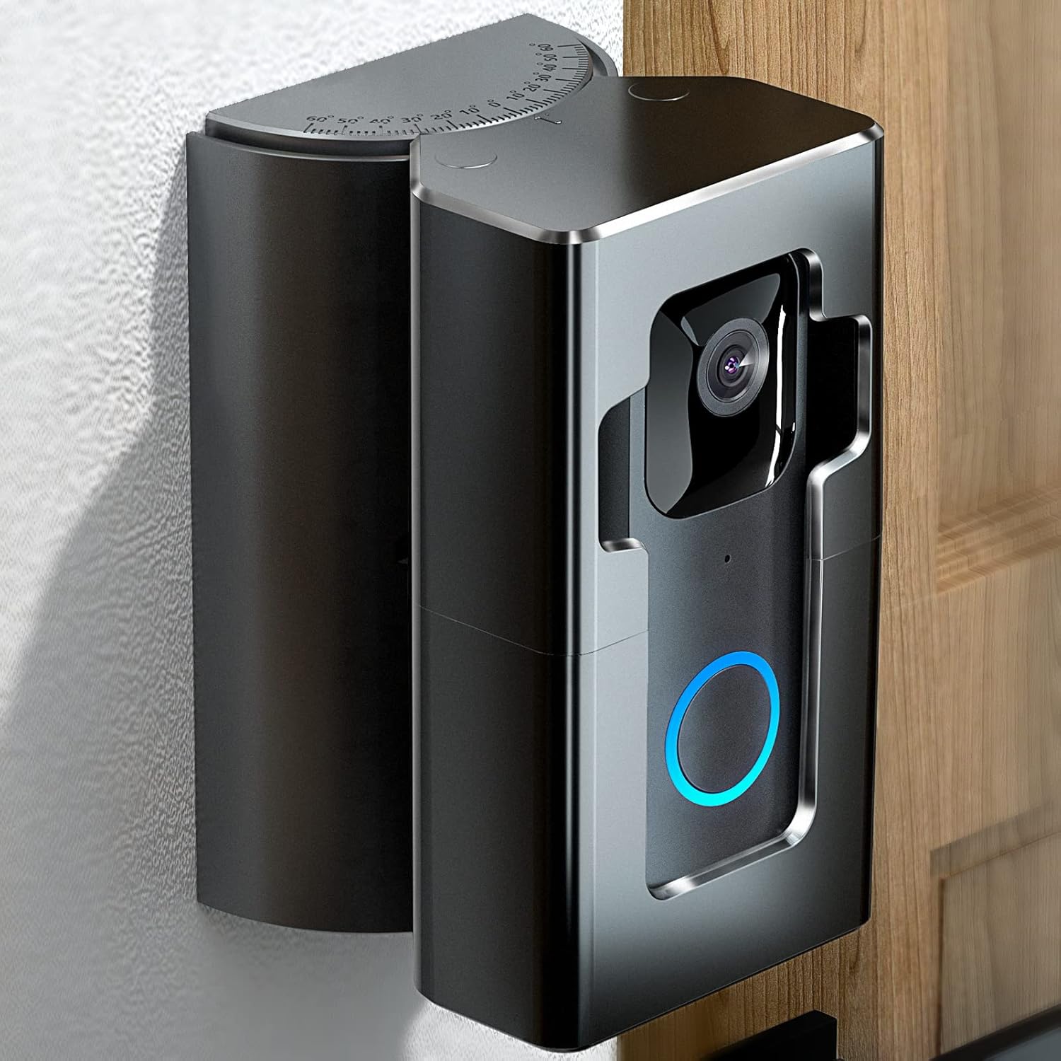 Adjustable Anti-theft Doorbell Mount - Easy Install!
