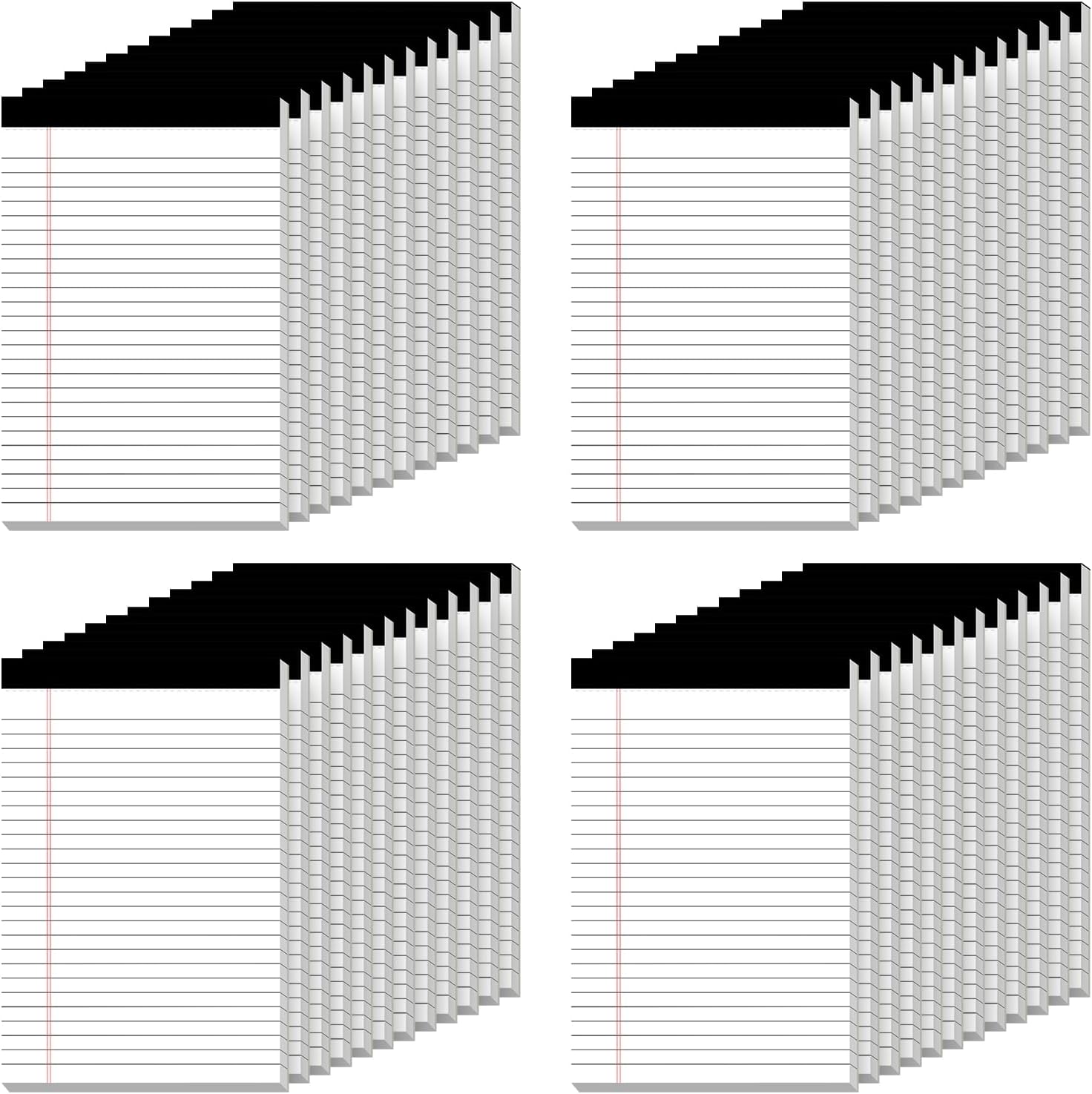 5in x 8in Note Pads 48 Pack of Legal Pads for Writing Needs