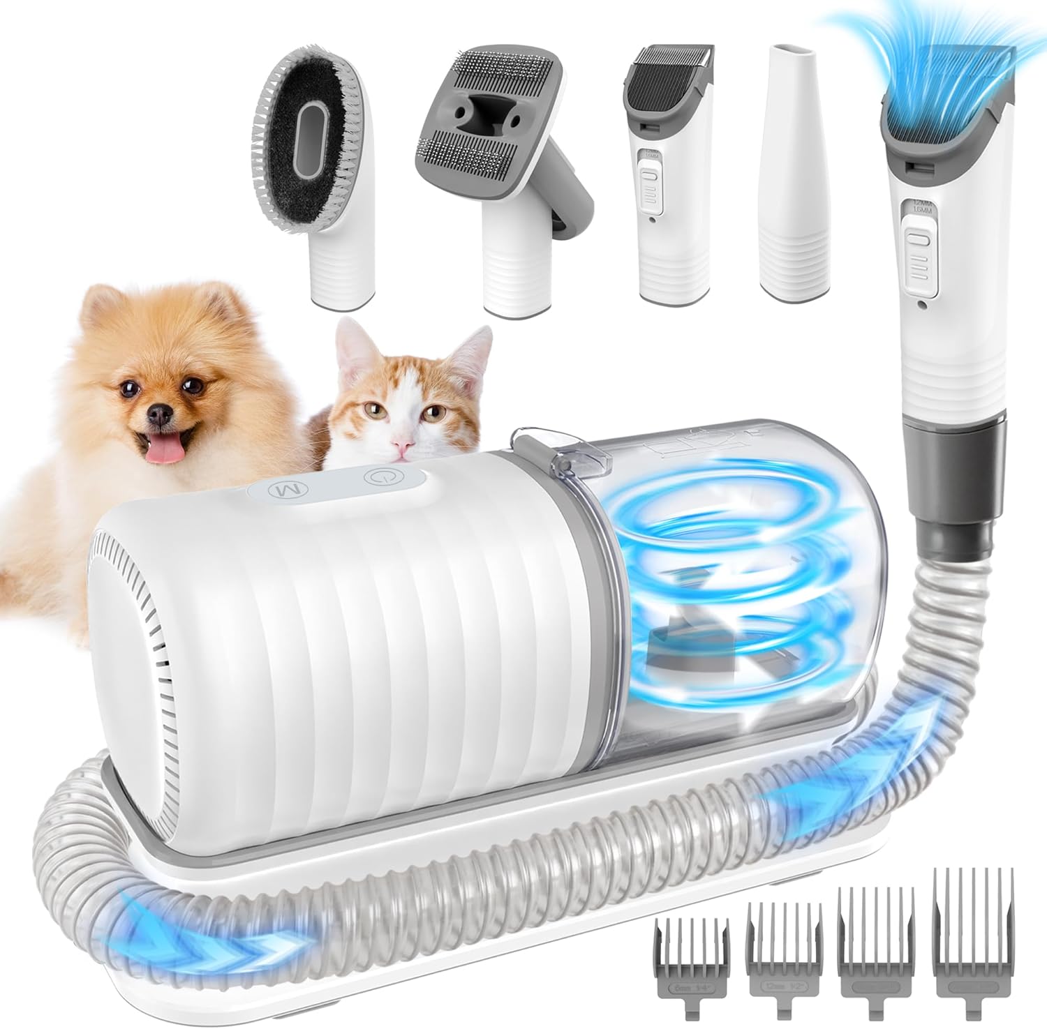 Ultimate Pet Grooming Kit: 99% Hair Removal for Dogs/Cats