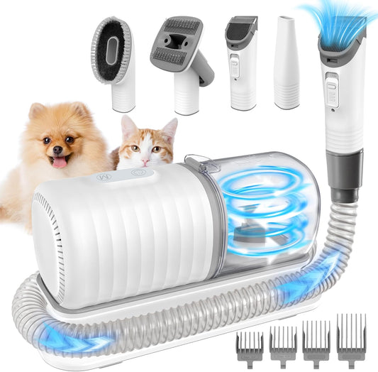 Ultimate Pet Grooming Kit: 99% Hair Removal for Dogs/Cats