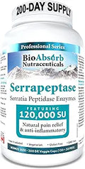 Serrapeptase Enzyme 120000 SPU - High Potency Delayed Release