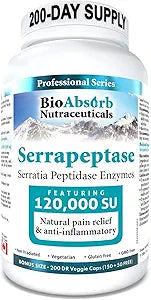 High Potency Serrapeptase Enzyme for Maximum Absorption