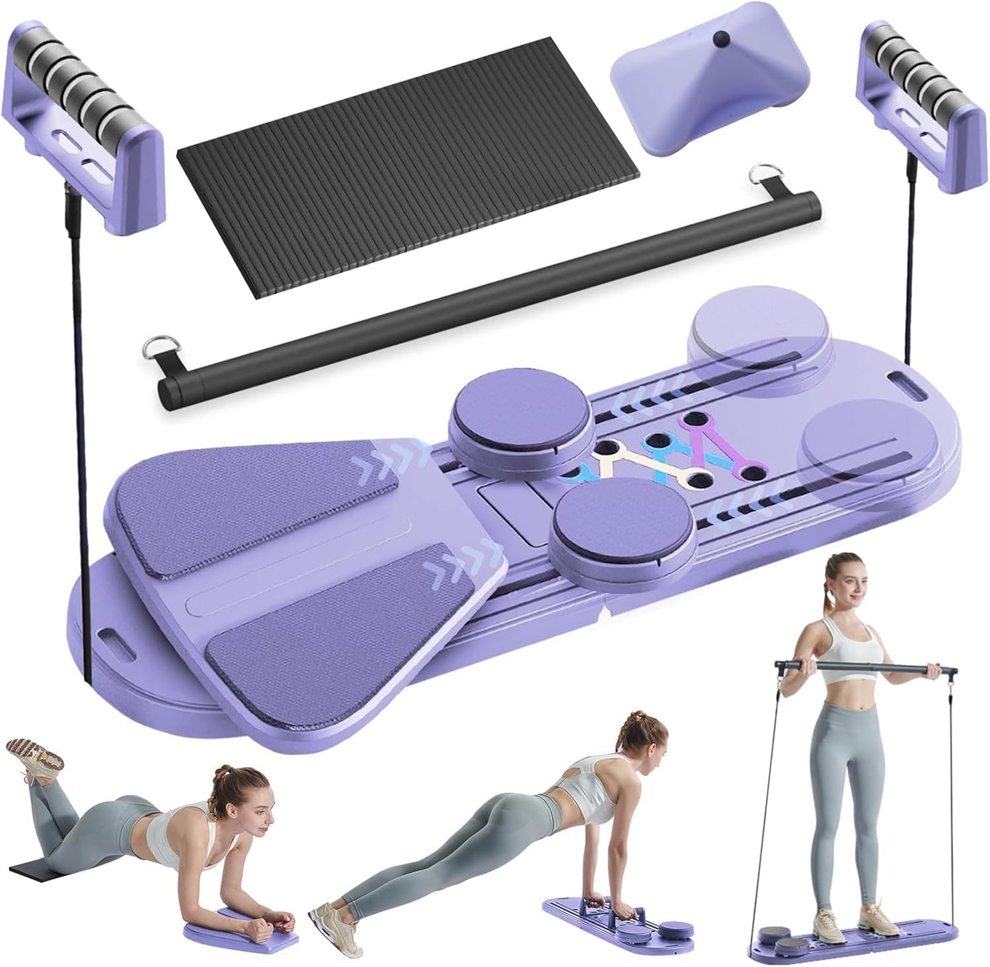 6-in-1 Portable Pilates Reformer Set by Ailinkor