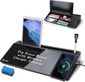 Glass Whiteboard with Wireless Charger - Organize in Style!