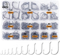 Octopus Hooks Saltwater Freshwater Fishing Hooks Kit - 400pcs