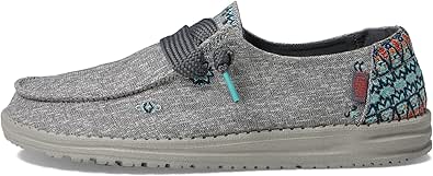 Hey Dude Womens Wendy Flora: Lightweight, Comfortable Shoes