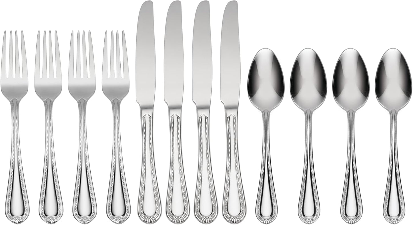 Oneida Countess 12 Piece Everyday Flatware Set for Dining
