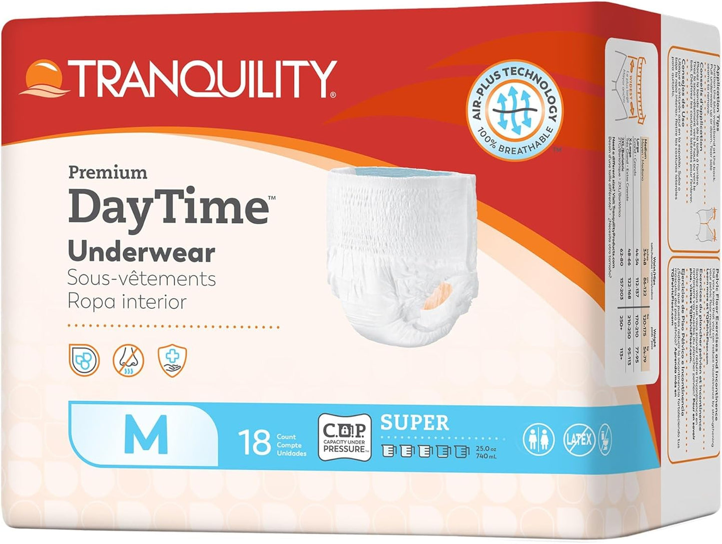 Tranquility Premium DayTime Underwear - Super Absorbency, All-Day Comfort