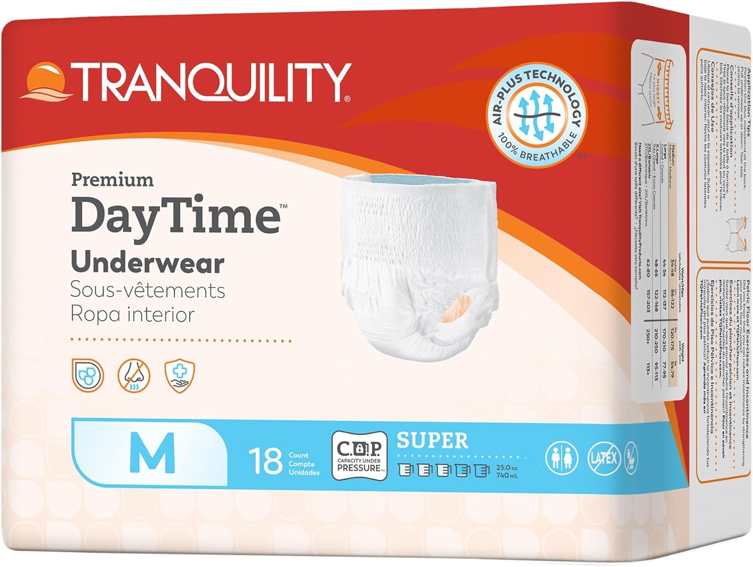 Tranquility Premium DayTime Underwear - Super Absorbency, All-Day Comfort