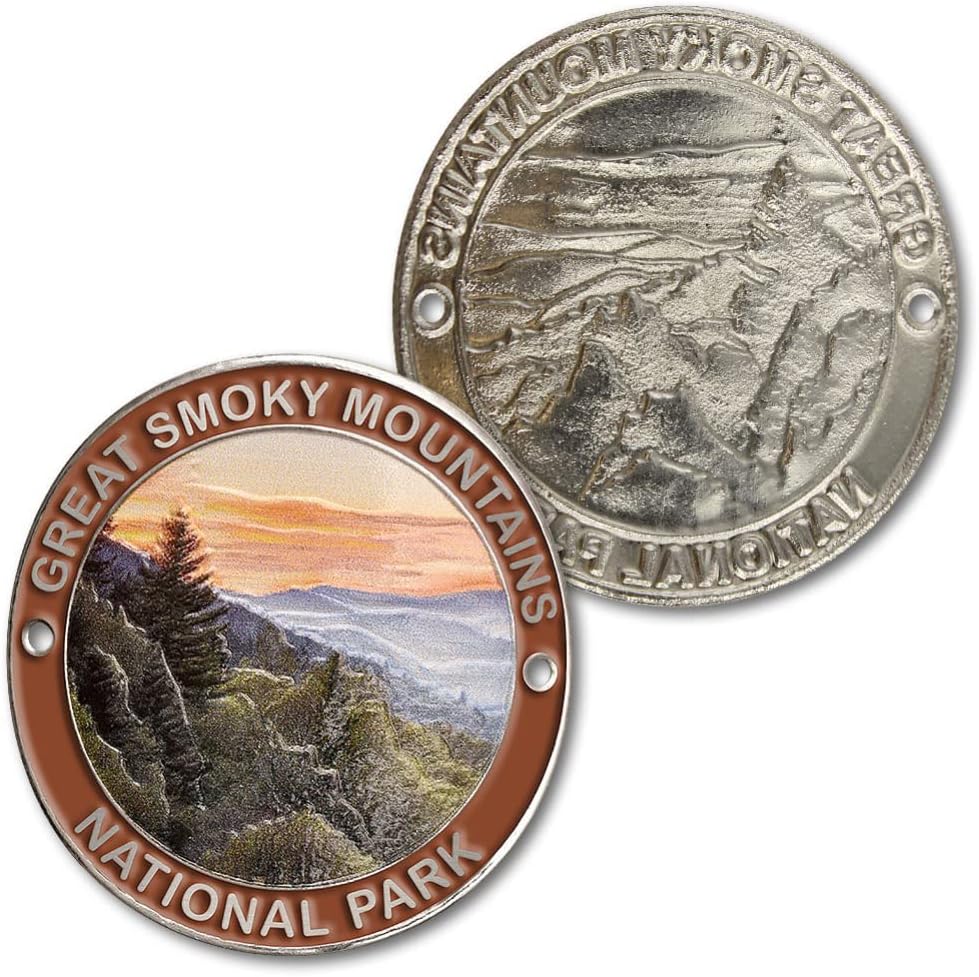 Smoky Mountain Hiking Stick Medallion