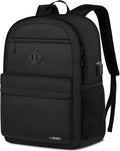 School Backpack Teen Boys and Girls Classic Black - 15.6in Laptop