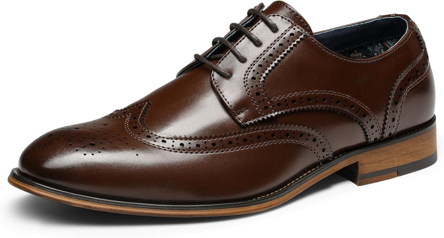 Bruno Marc Men's Lace Up Soft Cap-Toe Formal Dress Shoes Review