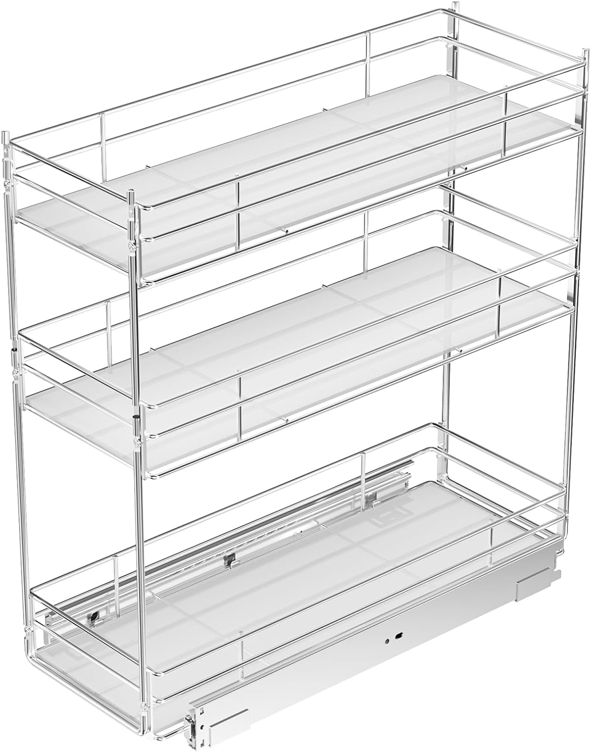 Pull Out Spice Rack Cabinet Organizer for Narrow Spaces