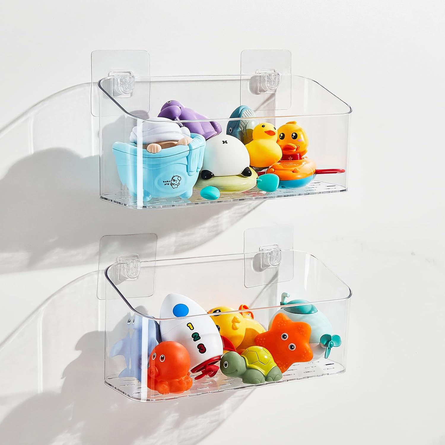 Clear Bath Toy Holder - Max Capacity
