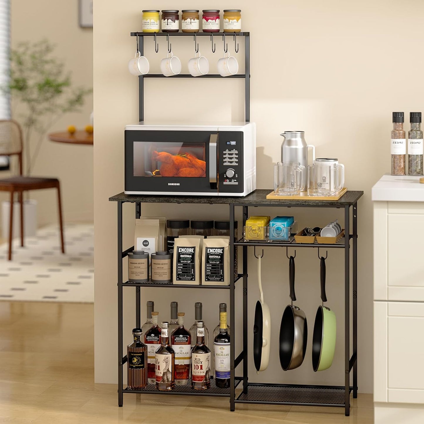 6-Tier Kitchen Baker's Rack - Multifunctional Storage Solution