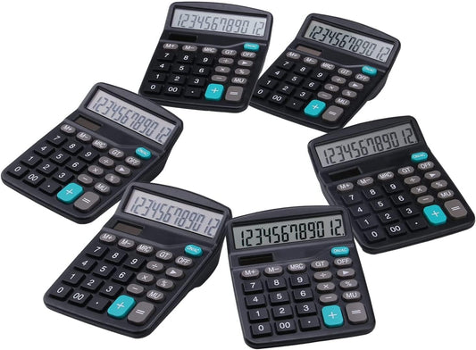 Large Display Desk Calculator Bulk Pack