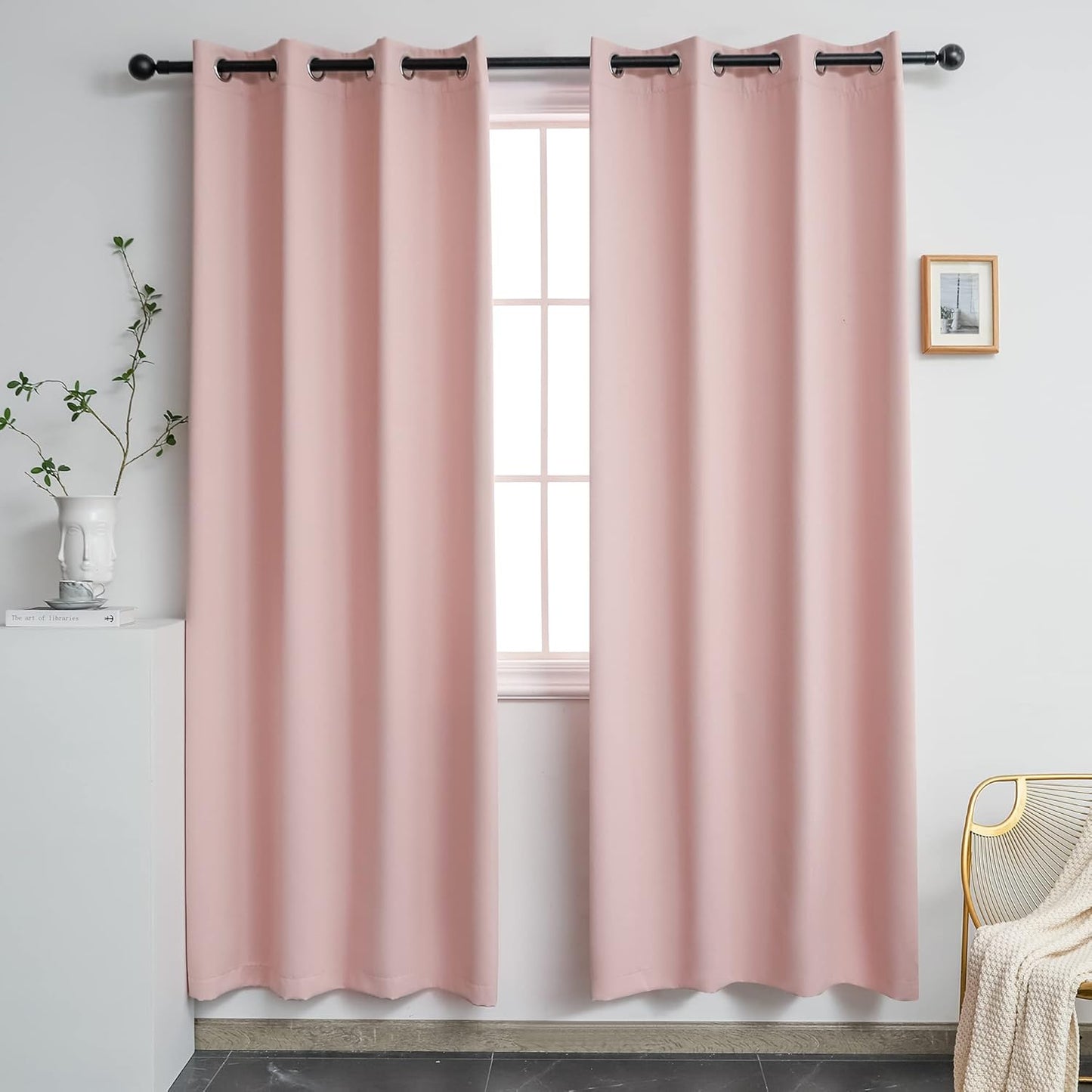 YGO Home Fashion Thermal Insulated Blackout Curtains for Girls