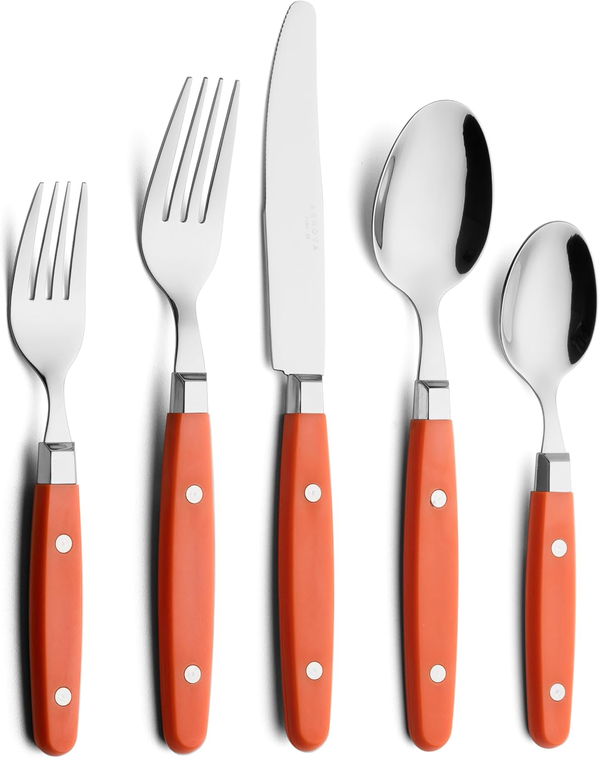 ANNOVA Silverware Set: Colorful Stainless Steel Flatware
