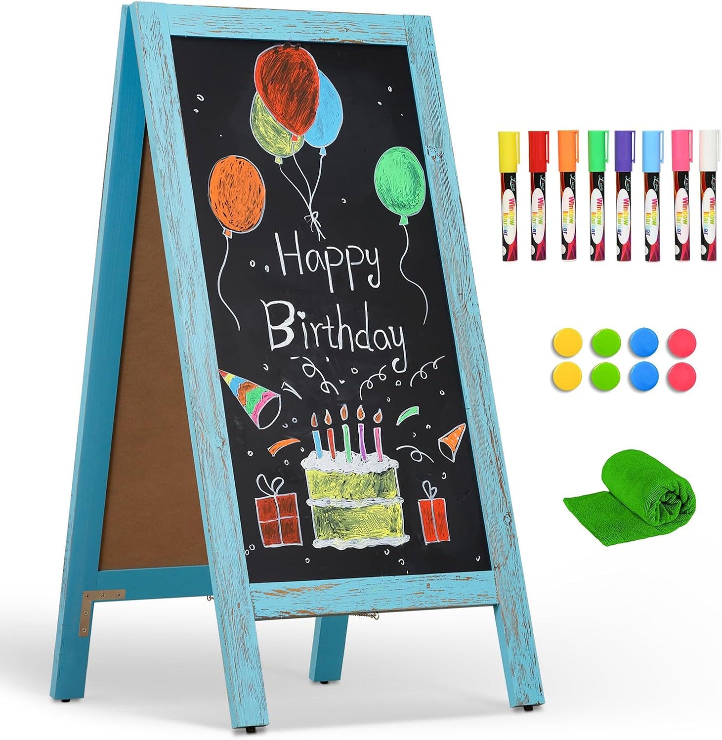 4 THOUGHT A-Frame Chalkboard for Restaurants and Events