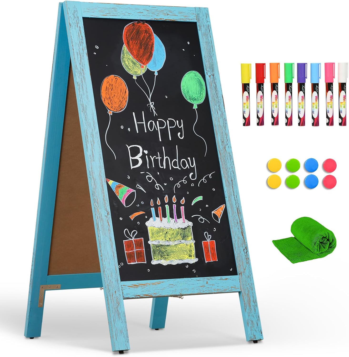 4 THOUGHT A-Frame Chalkboard for Restaurants and Events