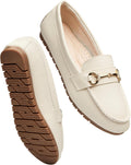 Women's Wide Loafers Casual Slip on Flats - Comfortable Arch Support